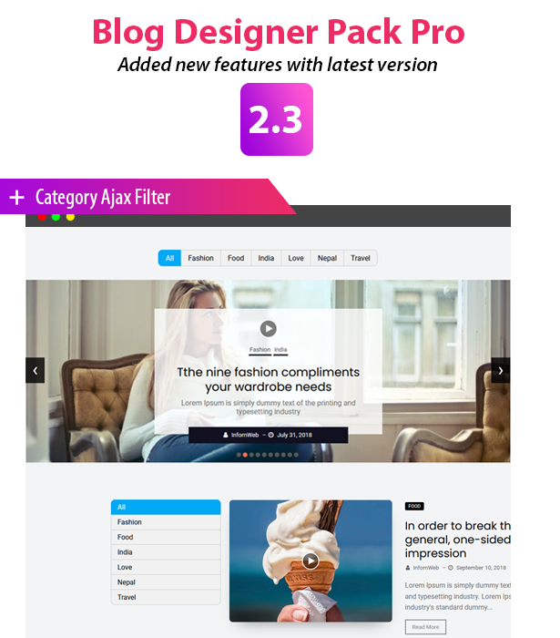 News and Blog Designer Pack Pro - Blog Plugin with Post Filter for WordPress and Elementor - 2