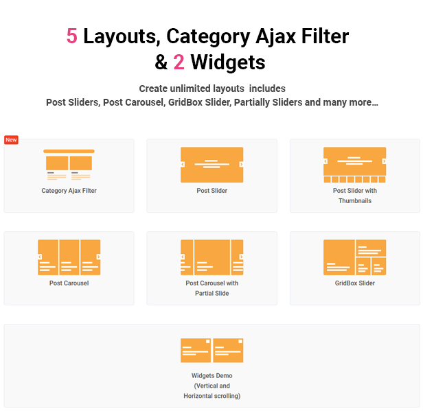 Post Slider and Post Carousel with Post Filter
