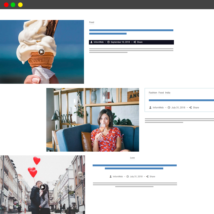 Blog Designer Pack Pro – List Designs